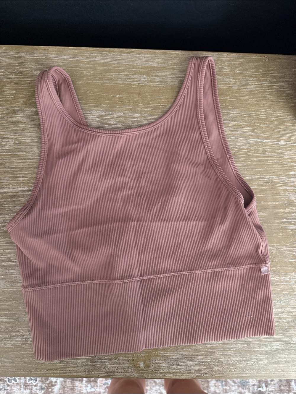 Lululemon Ribbed Mauve-Pink Tank